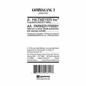 Hiltmeyer Inc / Parker Frisby - Gommagang 3 download free