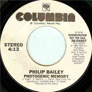 Philip Bailey - Photogenic Memory download free